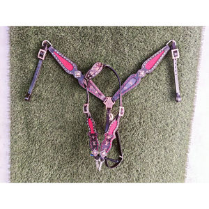 Collar de pecho de caballo y Occidental nupcial con hebilla de metal Nombre de marca personalizado collar de pecho de cabeza occidental en precio económico - Product Image 5
