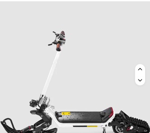 Snowboard électrique sur chenilles CHART TOPPING pour les aventures tout-terrain en extérieur, livré avec tous les accessoires. - Product Image 2