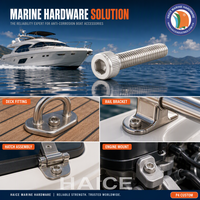 Vis à tête hexagonale à six pans creux en acier inoxydable marin DIN 912 A2 70 A4-80 1/4-20 pour yacht et bateau, accessoires de quincaillerie