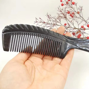 Para Amazon Top Sale Yak Horn Peines plegables para Barba 100% Mejor calidad Técnica pulida Tamaño personalizado Precio barato - Product Image 3