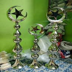 Nuevo estilo hierro islámico Ramadán decoración del hogar Luna estrella musulmán ornamento para decoración de mesa de fiesta islámica - Product Image 4