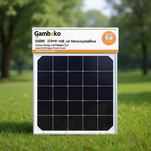 Panneau solaire monocristallin à demi-cellules Gamko New Energy 550W avec couvercle avant en verre - Product Image 3