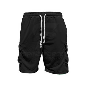 Custom Two-Piece <b>T</b> <b>Shirt</b> <b>and</b> <b>Shorts</b> <b>Set</b> for <b>Men</b> Solid Pattern 100% Cotton for Summer - Product Image 3