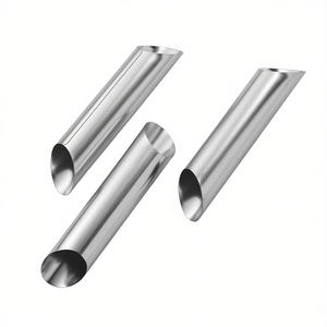 Ensemble de 3 moules à pâtisserie en acier inoxydable Pedrini (2,5x13cm) Outils de pâtisserie et de boulangerie pour cannoli 0127 - Product Image 2