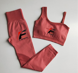 Của Phụ Nữ Cộng Với Kích Thước Hai-Mảnh Mùa Hè Activewear Yoga Đặt Thoáng Khí Và Trọng Lượng Nhẹ Thiết Kế Liền Mạch Cho Cô Gái - Product Image 3