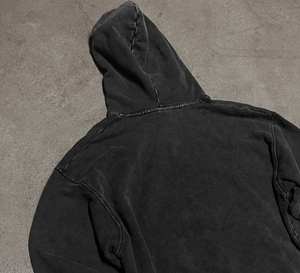 2025 Logo personnalisé surdimensionné lavé à l'acide sweats à capuche sérigraphie Vintage hommes 100% coton goutte épaule S-5XL tailles OEM Service - Product Image 6