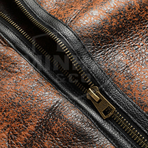 แจ็กเก็ตหนังแกะบุขนเทียมสำหรับผู้ชายแฟชั่นฤดูหนาว - Product Image 2