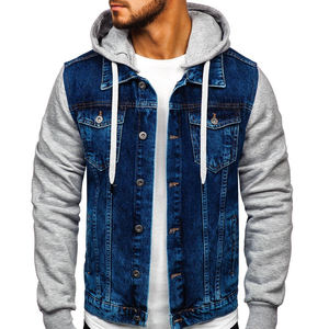 Vestes en jean imprimées numériques Blouson aviateur en coton personnalisé pour hommes Vestes pour hommes, vestes pour hommes, veste pour homme - Product Image 1