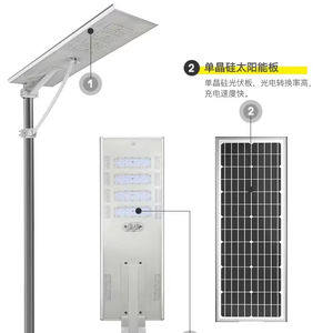 AL-M 프로젝트 IP65 등급의 60W 나노 실외 태양광 조명 - Product Image 1