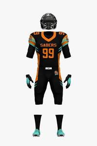 OEM ODM ชุดเสื้อฟุตบอลอเมริกันแบบระเหิดตาข่ายโพลีเอสเตอร์แห้งเร็ว - Product Image 3