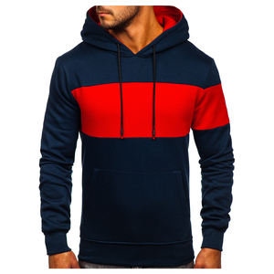 Sudaderas con capucha de color marfil de oficina informal diaria para hombres coreanos de primavera con etiquetas personalizadas sudaderas básicas de lana de algodón y poliéster - Product Image 3