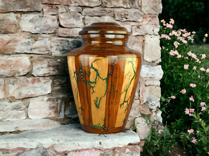 โกศใส่เถ้ากระดูกเรซิ่นสีเขียวฝังโกศสำหรับงานศพผู้ใหญ่โกศสำหรับมนุษย์และสัตว์เลี้ยง - Product Image 4