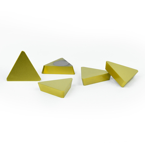 Chuanrun tpkn1603 tpkn2204 OEM Carbide phay chèn hrc90 lớp phủ khác bền Vàng kết thúc CNC máy tiện tam giác - Product Image 4