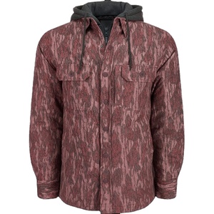 Veste à capuche en flanelle surdimensionnée pour l'hiver Veste à capuche pour homme à manches longues Streetwear décontracté Mode extérieure Veste épaisse - Product Image 1