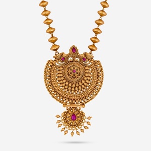 Bohemia Flower Pearl <b>Necklace</b>-Orthodox Religious Wedding Party Jewelry (Alloy) - Product Image 5