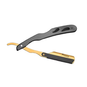Fournisseur en gros Pissco de rasoirs en acier inoxydable pour cheveux, sourcils, barbe, outils de barbier pliables pour hommes, fabriqués par Pissco Pakistan - Product Image 2