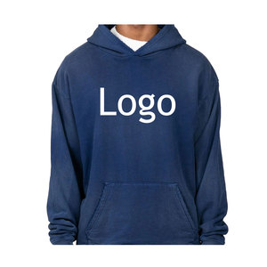 460gsm de alta calidad 100% algodón Terry Toweling Casual Plain Oversized Hoodie Custom Logo Hoodies Basics Cotton Blended - Product Image 3