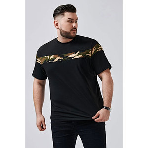 Camiseta informal de verano para hombre, manga corta, mezcla de algodón, transpirable, color sólido, cuello redondo, camiseta a la venta - Product Image 1