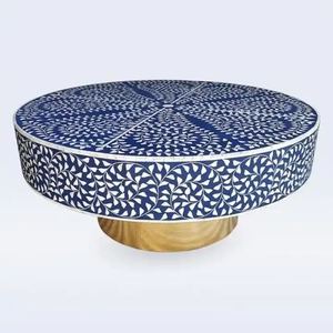 Table basse de forme antique de qualité supérieure avec incrustation de nacre moderne Table basse design Meubles de maison - Product Image 4