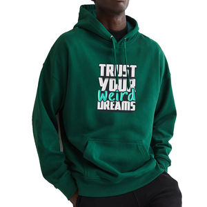 Venta directa de fábrica Vintage Winter Street Wear Sudadera con capucha con estampado DTG para hombre Cuello con capucha de tela suave - Product Image 2