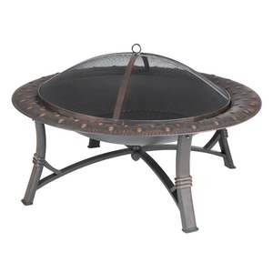 Handcrafted <b>iron</b> <b>fire</b> <b>pit</b> bowl for outdoor garden parties providing warmth during chilly nights with durability - Product Image 1