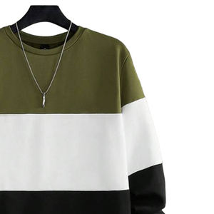 Professional Manufacturer Of <b>Long</b> Sleeve Multi Panel Sweatshirts Custom Made Drop Shoulder Fleece Pullover <b>Jumper</b> Sweat Shirt - Product Image 3