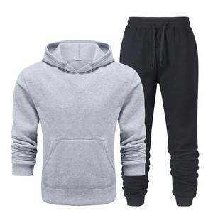 Ropa de invierno para hombre, conjuntos para hombre, conjunto de Sudadera con capucha estampada, sudadera con cremallera de lana, pantalones de chándal deportivos informales, chándales para hombre - Product Image 4
