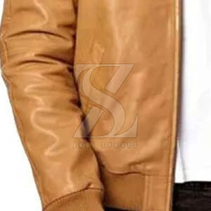 Veste en cuir de haute qualité Logo personnalisé Veste en cuir Vêtements à la mode Veste en cuir pour hommes - Product Image 5