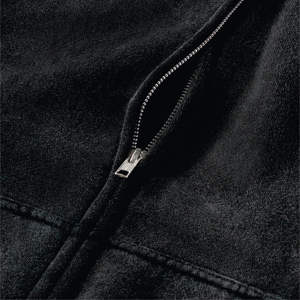 Nouveau modèle 2024 : Sweat à capuche unisexe vintage épais en coton 100 %, coupe ample avec fermeture éclair, épaules tombantes, personnalisable ODM - Product Image 4