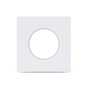 Anneau de downlight carré blanc dichroïque en PC, élégant, avec un design carré unique - Product Image 2