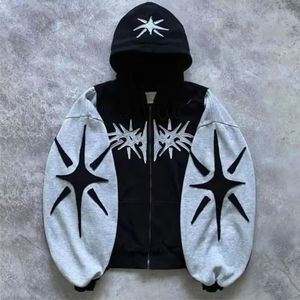 เสื้อมีฮู้ดลาย DTG วินเทจเสื้อมีฮู้ดลายซีดจางโอเวอร์ไซส์ - Product Image 1