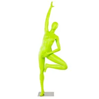 Vente en gros de mannequin de sport en fibre de verre grande taille pour homme, support de mannequin de basket-ball, motif musculaire de style assis