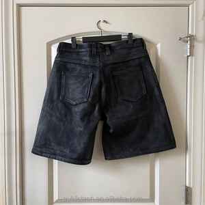 Nuevo Color negro Top Trending Fabricante Custom Summer Denim Jeans Hombres Jeans Short Dark Denim Shorts con estilo de bolsillo para hombres - Product Image 2