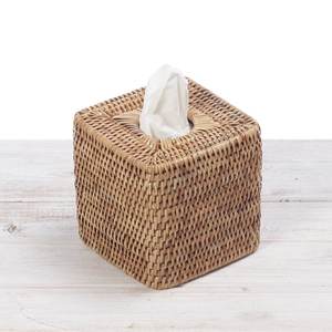 Premium Quality Vietnam Top Seller Rattan Tissue Box <b>Holder</b> Natural Bamboo <b>Paper</b> <b>Holders</b> OEM Provided - Product Image 3