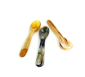 Cuillère en corne de buffle/boeuf de la meilleure qualité Couverts naturels écologiques pour la cuisine et le café fabriqués à la main par des Indiens - Product Image 4