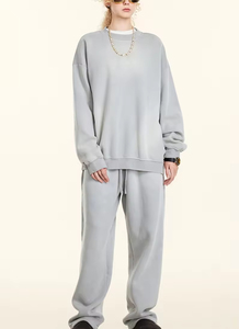 Survêtements personnalisés en tissu technique French Terry, ensembles unisexes, streetwear pour hommes, survêtement vintage délavé à l'acide, Process Impex - Product Image 5