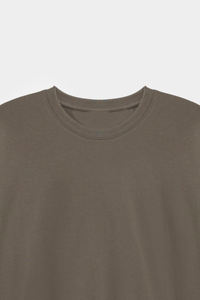 T-shirts surdimensionnés pour hommes à motif de lettres à la mode Streetwear à manches courtes 100% coton anti-boulochage - Product Image 3