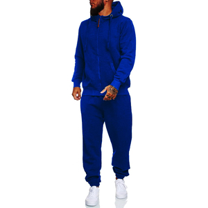 Vente de gros Ensemble de survêtements 2 pièces pour homme Tenue de jogging athlétique Tenue de sport décontractée pour homme - Product Image 3