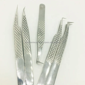 แหนบต่อขนตา0.03มม. ปลายไฟเบอร์ที่ดีที่สุดแบบมืออาชีพด้ามจับที่สมบูรณ์แบบสำหรับขนตาไม่เคยลื่นความแม่นยำสูง - Product Image 2