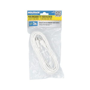 Prolunga per Televisore - Cavo Video da 3 M. Con Connettore da 9,5 Mm Bianco. - Product Image 5