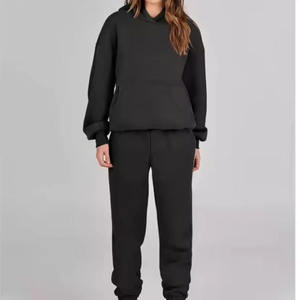 Conjunto de chándal de 2 piezas para mujer, trajes para correr, venta al por mayor, conjunto de pantalones deportivos de lana de invierno, chándales para mujer - Product Image 6