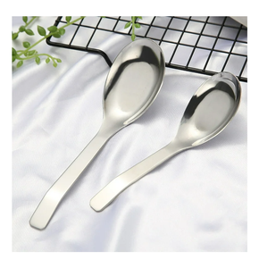 Cuchara de sopa de acero con espejo Utensilios de cocina para el hogar Vajilla Cuchara de sopa Premium Acero con espejo Uso diario - Product Image 5