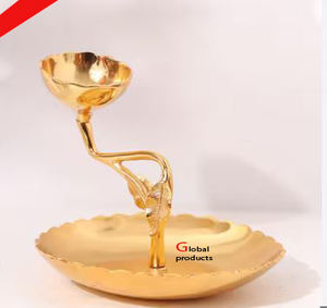 Tazón para servir aperitivos y patatas fritas y DIP de aluminio y metal con acabado plateado de aspecto único para restaurante y bar de hotel - Product Image 5