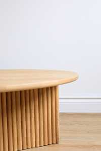 โต๊ะกาแฟทรงกลมทำจากไม้เฟอร์นิเจอร์ตกแต่งบ้านทันสมัยปรับได้ตามต้องการ - Product Image 5