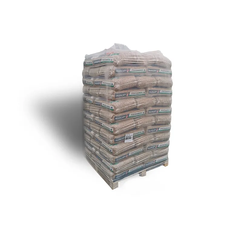 Granéis de madeira paleta de 66 sacs de 15kg livison a domicile \ pellets melhor qualidade