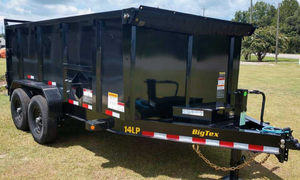 REMOLQUE VOLQUETE 7x14 7 TON PERFIL BAJO 4 LADO ALTO La altura de la cubierta de perfil ultra bajo facilita la carga y descarga - Product Image 6