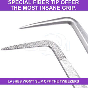 Pinzas para Pestañas de Acero Inoxidable Personalizadas OEM, Duraderas, Reutilizables, con Punta Suave, en Cantidad al por Mayor, Último Modelo - Product Image 5