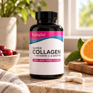 OEM Private Label Super-Kollagen-Tabletten mit Vitamin C und Biotin Nahrungsergänzungsmittel Maßgeschneiderte Formel Individuelles Logo - Product Image 2