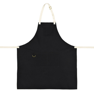 Delantal de cocina de lona de algodón resistente al agua con logotipo personalizado de alta calidad para Barbero, jardín, cocina, barbacoa, cafetería - Product Image 3