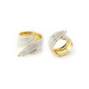 Anneaux de serviette feuille décoration de table de mariage anneau de serviette de table de restaurant à la mode - Product Image 2